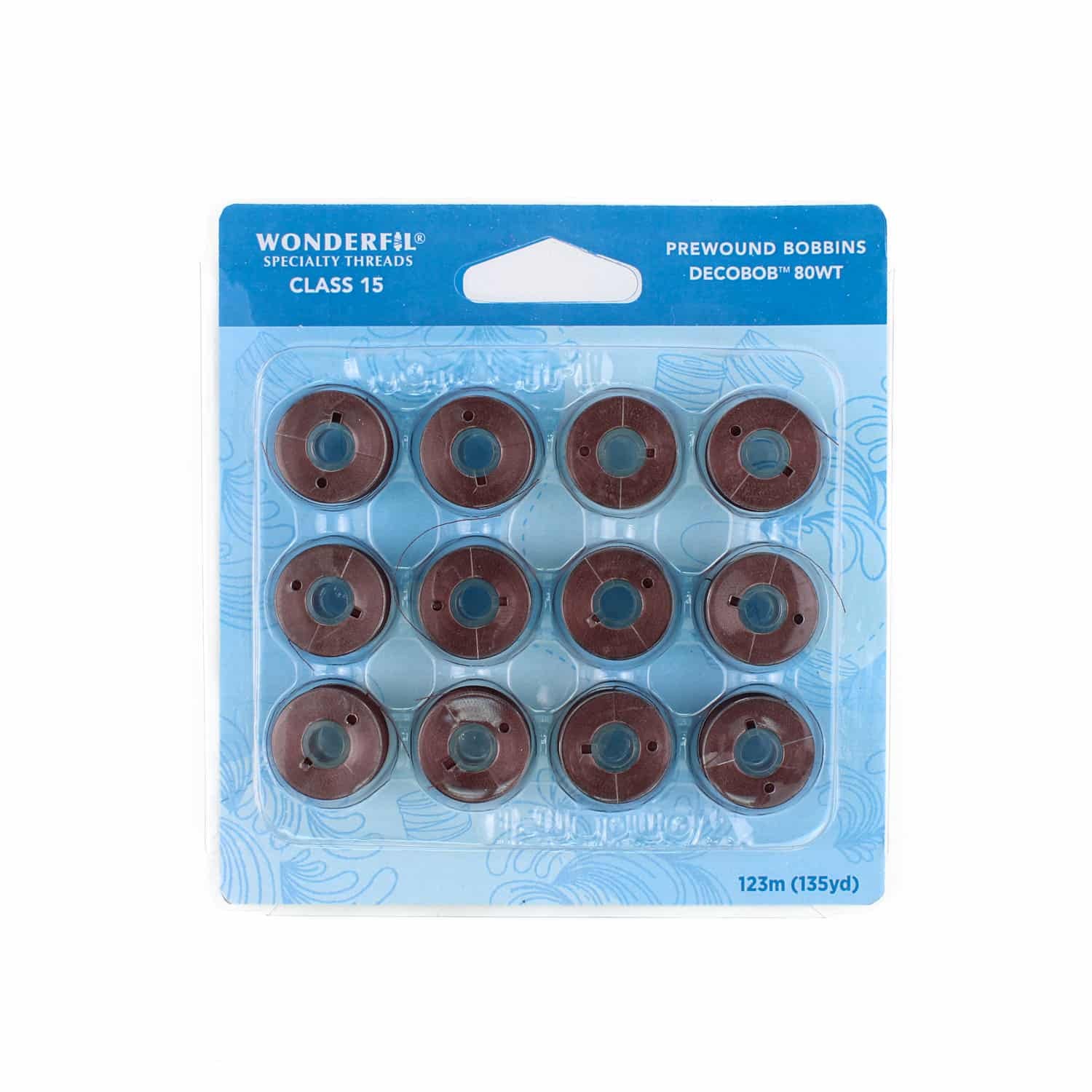 DecoBob prewound bobbins 245 Plum Class 15