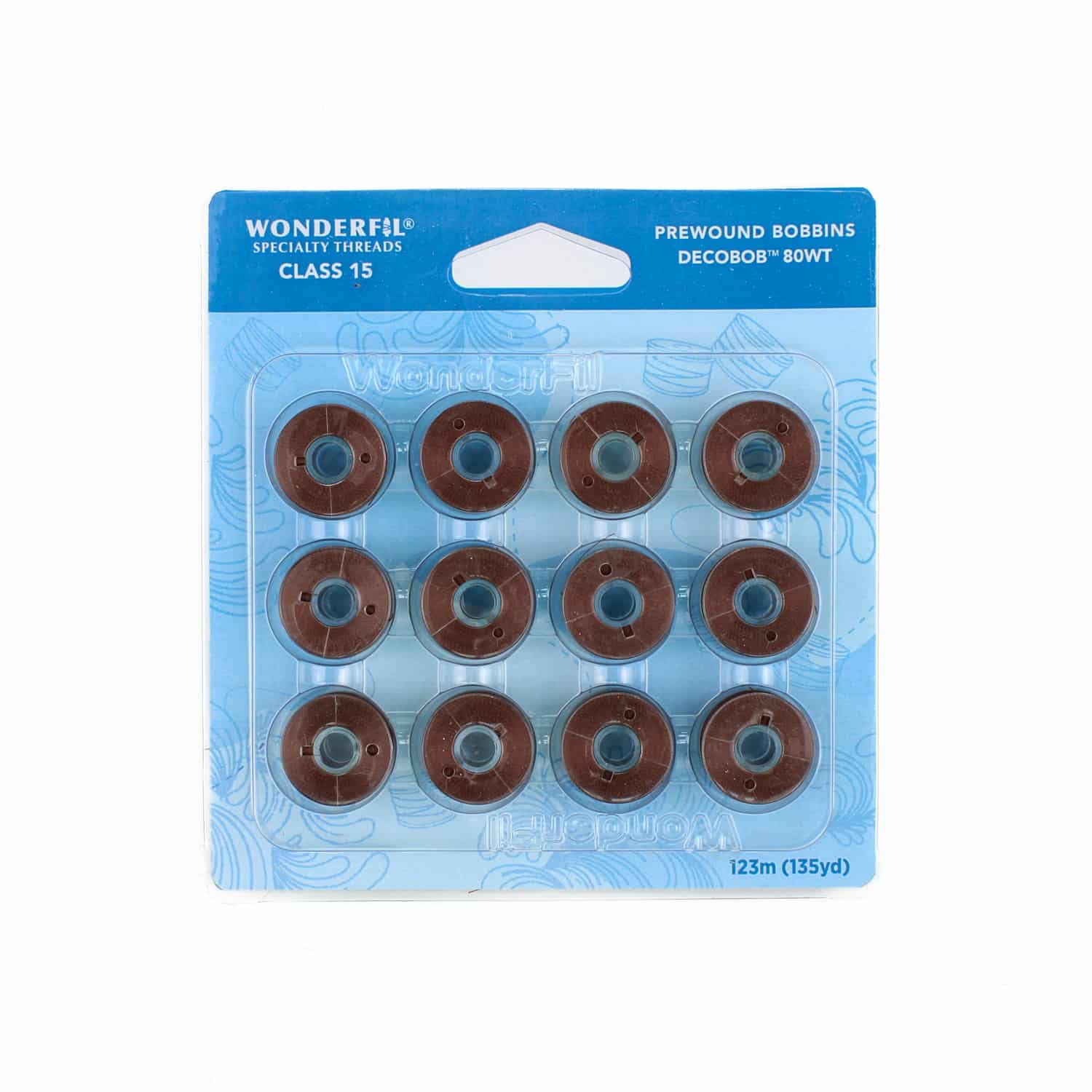 DecoBob prewound bobbins 403 Brown Class 15