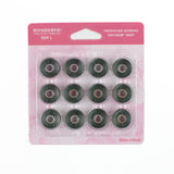 DecoBob prewound bobbins 111 Metal Grey Size L