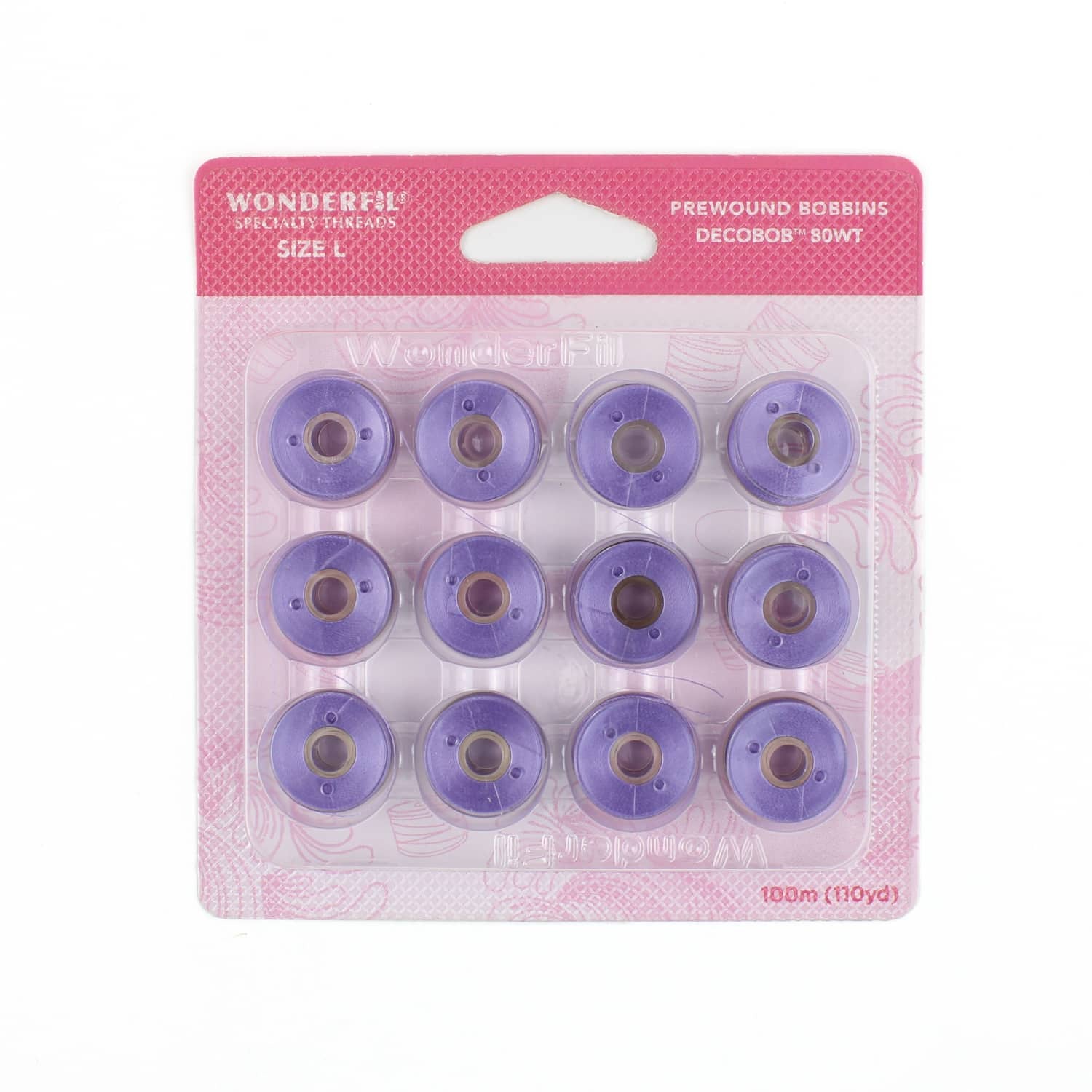 DecoBob prewound bobbins 314 Lilac Size L