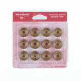 DecoBob prewound bobbins 414 Soft Tan Size L