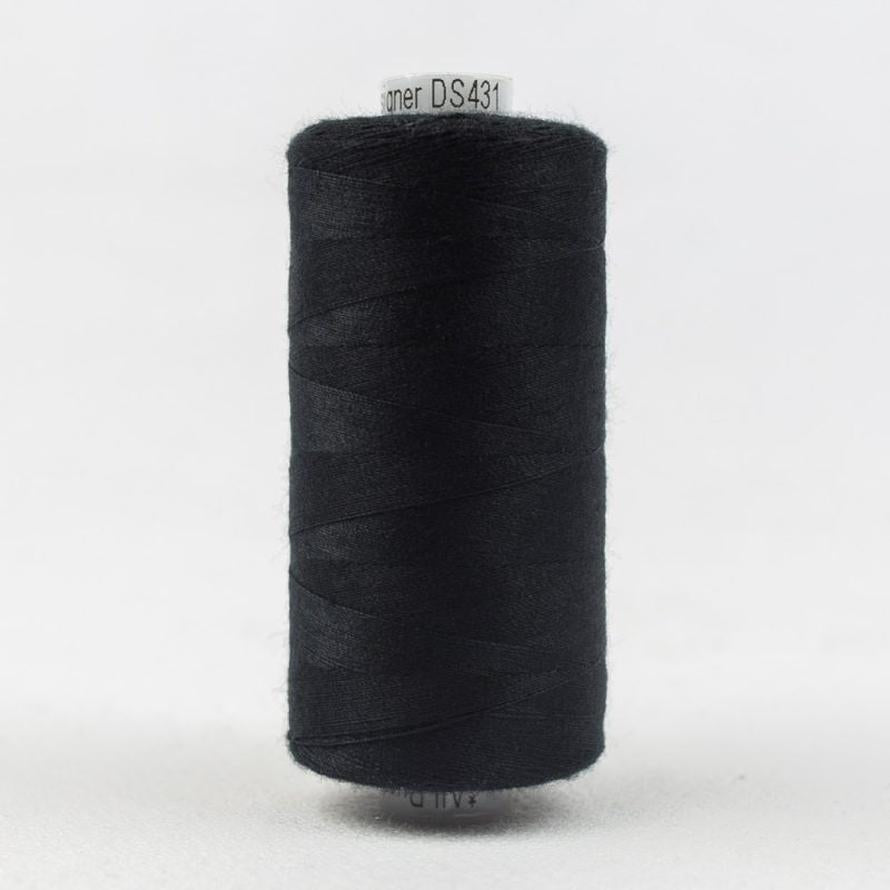 Thread - Designer Polyester - 40Wt - DS431 - Black