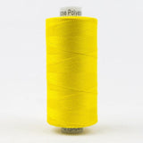 Thread - Designer Polyester - 40Wt - DS823 - Yellow