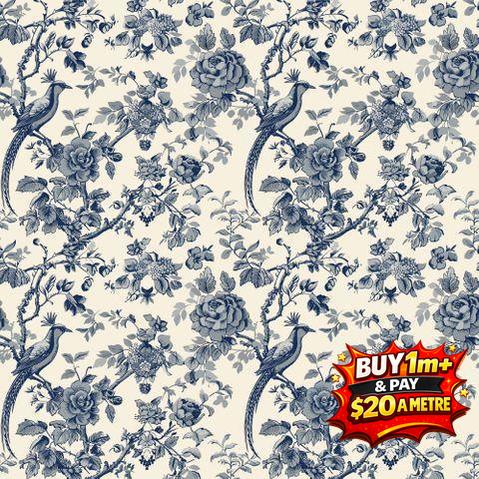 TOILE DE JOUY DV6622 100% COTTON