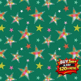 DECK THE HALLS CHRISTMAS DV6925 100% COTTON