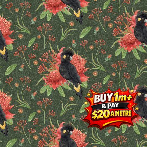 JEN DIGITAL CHRISTMAS DV6957 100% COTTON