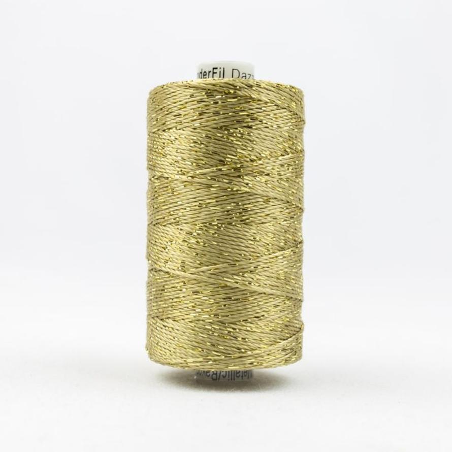 Thread - Dazzle Rayon Metallic - 8Wt - DZ1000 - Gold