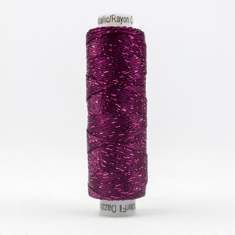 Thread - SSDazzle Rayon Metallic - 8Wt - SSDZS1123 - Anemone - 46m/50yd