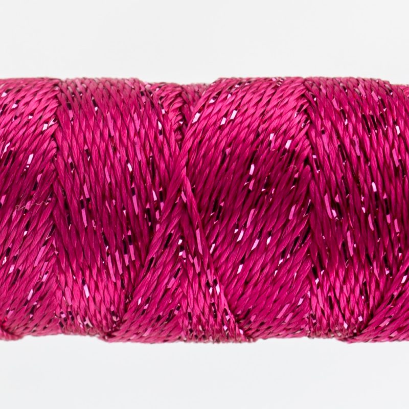 Thread - SSDazzle Rayon Metallic - 8Wt - SSDZS1180 - Beetroot Purple - 46m/50yd