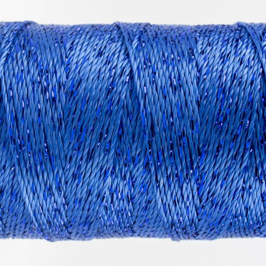 Thread - Dazzle Rayon Metallic - 8Wt - DZ137 - True Blue