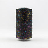 Thread - Dazzle Rayon Metallic - 8Wt - DZ160 - Black Multicolor
