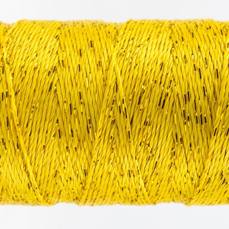 Thread - Dazzle Rayon Metallic - 8Wt - DZ2118 - Sunny Yellow