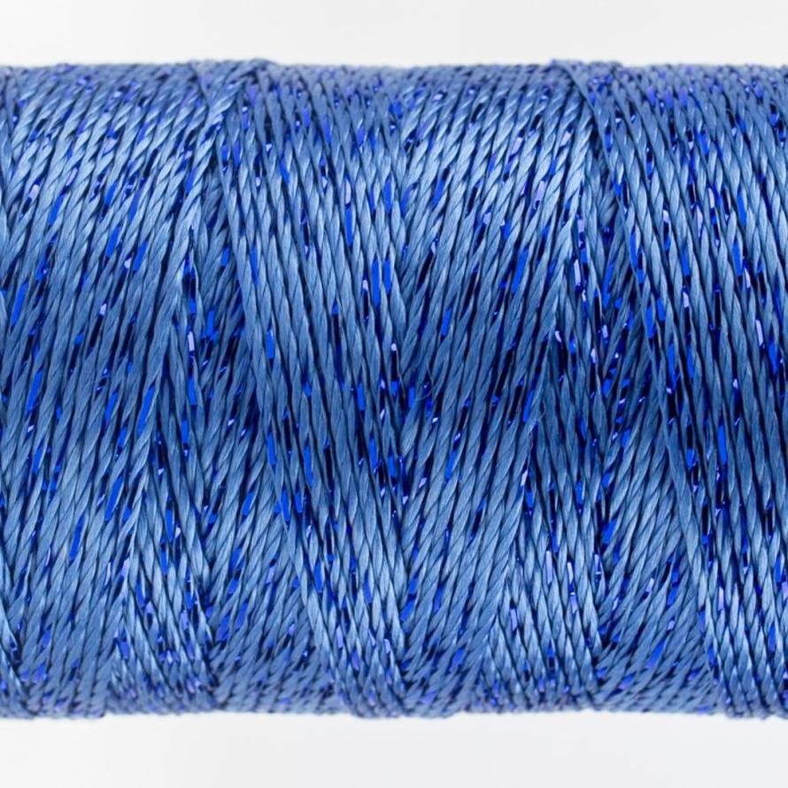 Thread - Dazzle Rayon Metallic - 8Wt - DZ2202 - Baltic Blue