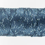 Thread - SSDazzle Rayon Metallic - 8Wt - SSDZS3116 - Majolica Blue - 46m/50yd