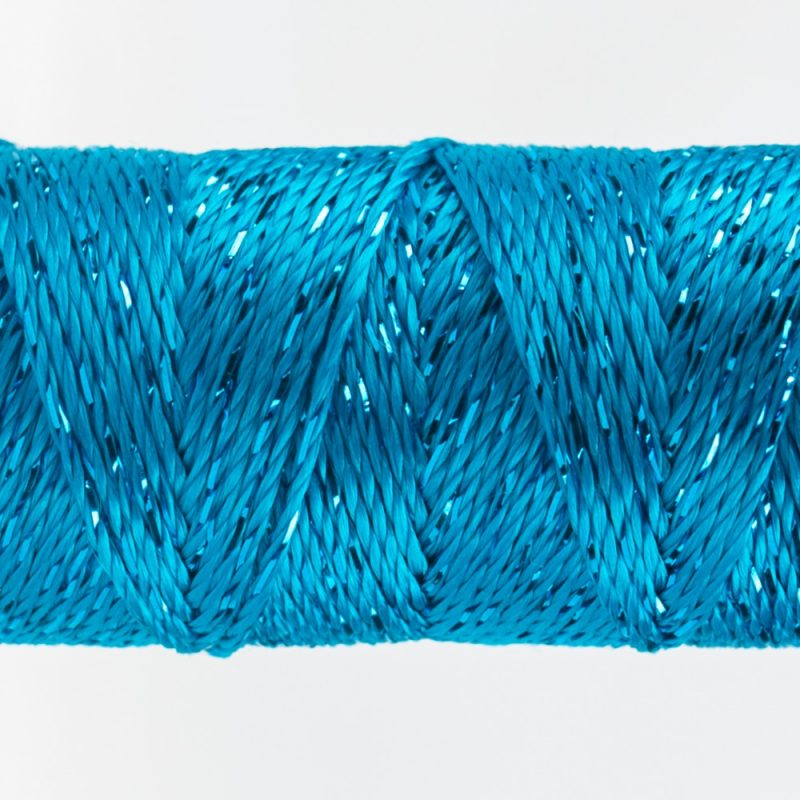 Thread - SSDazzle Rayon Metallic - 8Wt - SSDZS3132 - Blue Danube - 46m/50yd