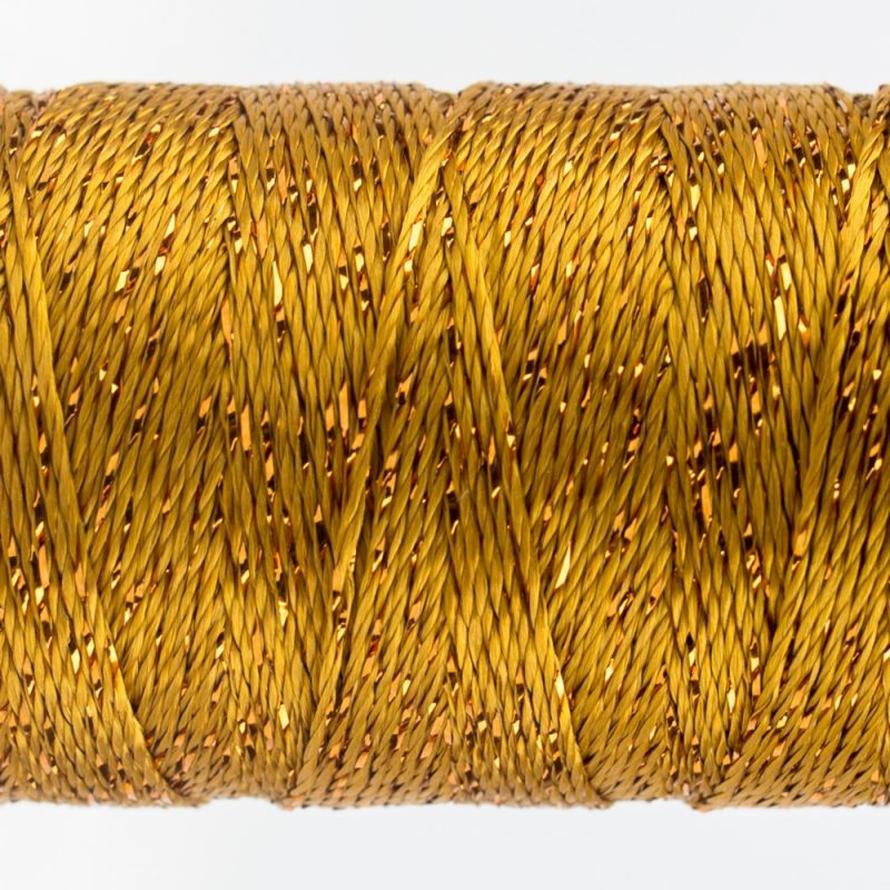 Thread - Dazzle Rayon Metallic - 8Wt - DZ328 - Golden Brown