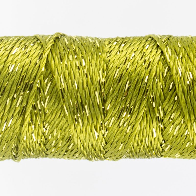 Thread - SSDazzle Rayon Metallic - 8Wt - SSDZS4120 - Golden Oliver - 46m/50yd