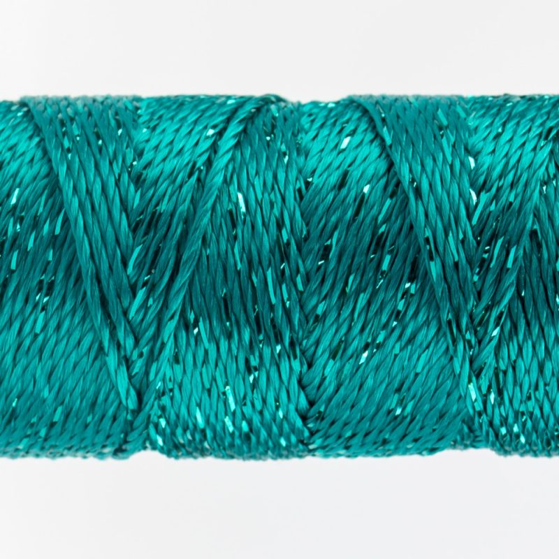 Thread - SSDazzle Rayon Metallic - 8Wt - SSDZS4141 - Deep Peacock Blue - 46m/50yd