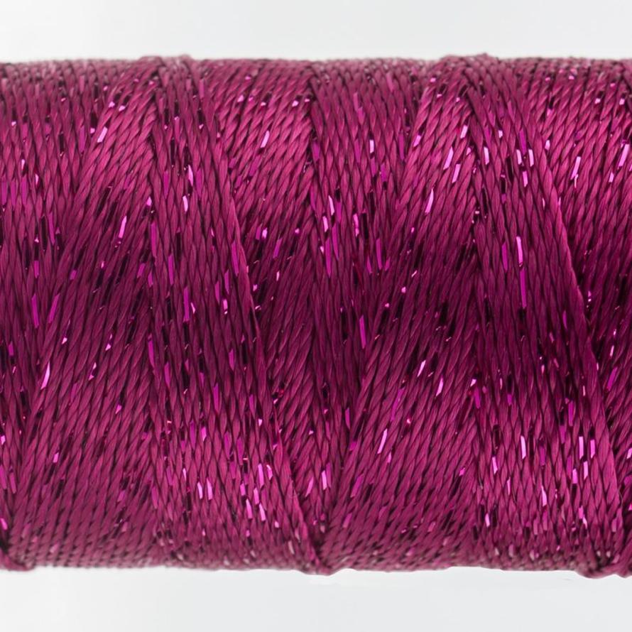 Thread - Dazzle Rayon Metallic - 8Wt - DZ42 - Raspberry