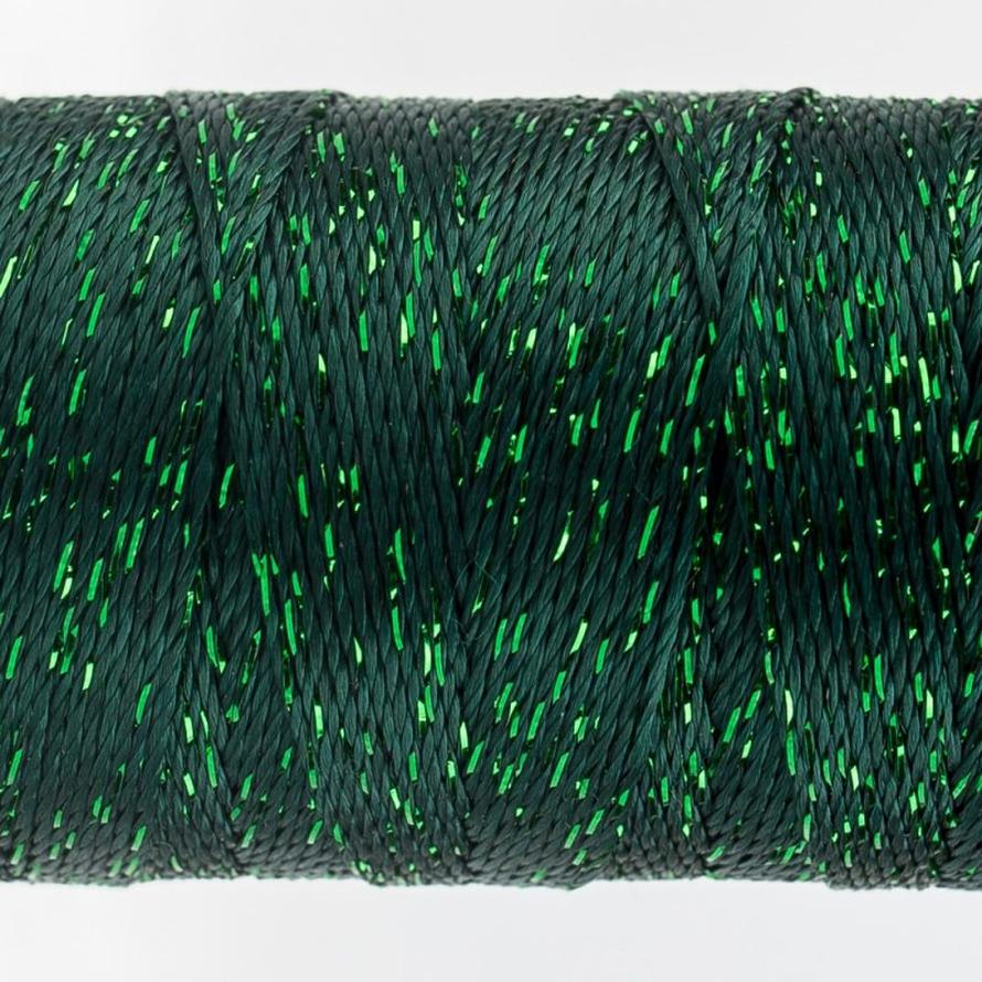 Thread - Dazzle Rayon Metallic - 8Wt - DZ566 - Forest Green