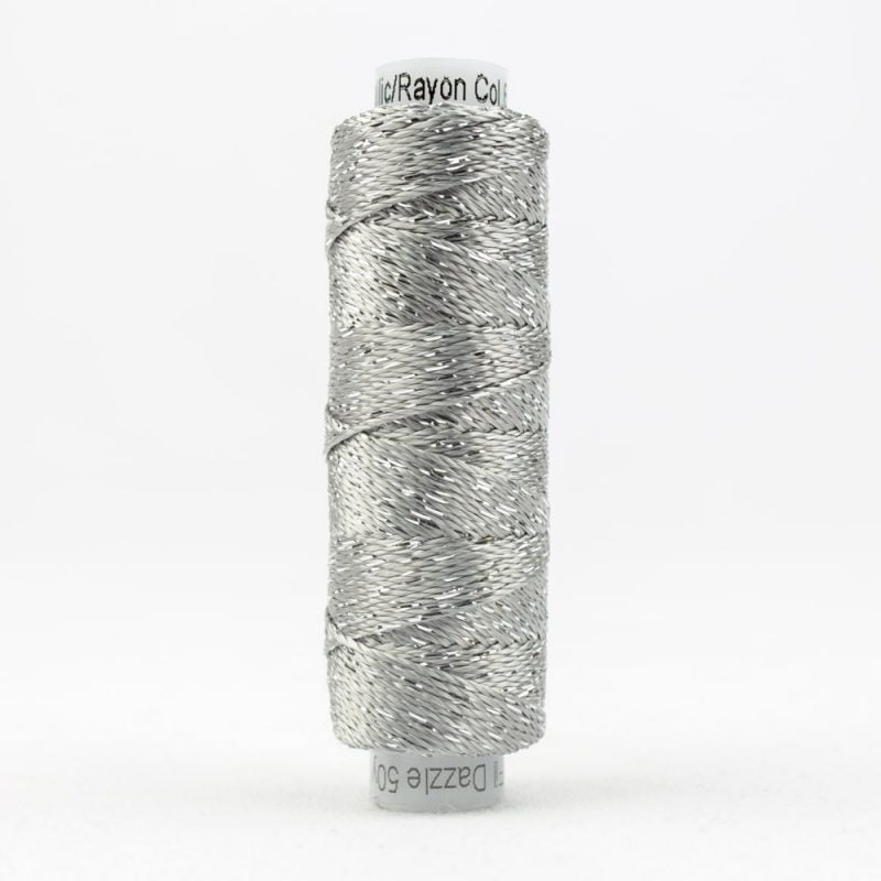 Thread - SSDazzle Rayon Metallic - 8Wt - SSDZS6103 - Paloma - 46m/50yd
