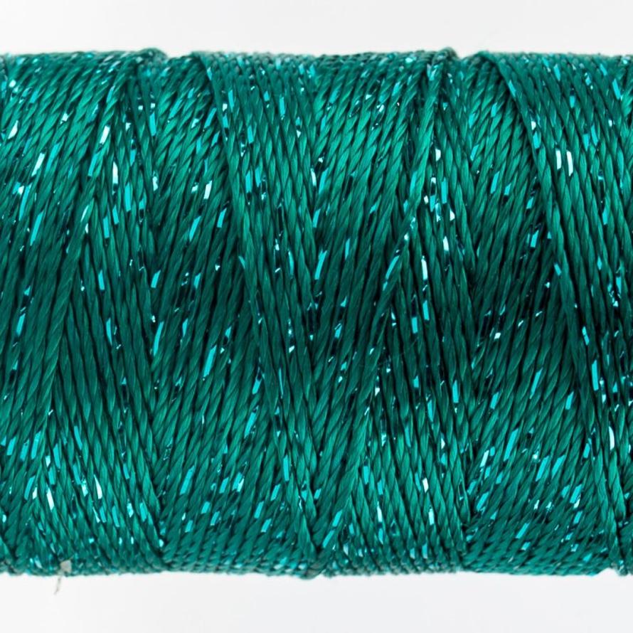 Thread - Dazzle Rayon Metallic - 8Wt - DZ941 - Bluegrass Green