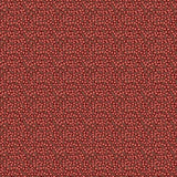 Dahlia 1382 R fabric by LBQ, a red floral print with small, intricate leaf-like patterns.