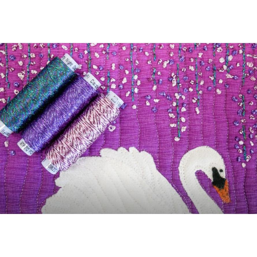 Thread - Dazzle Rayon Metallic - 8Wt - DZ941 - Bluegrass Green