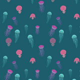 Devonstone Jellyfish Red Parka Fabric DV6286