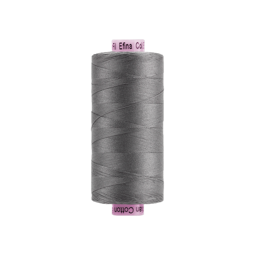 Threads - Egyptian Cotton - Efina 60Wt - EF04 - Grey Flannel (1500yd) - 150m/164yd