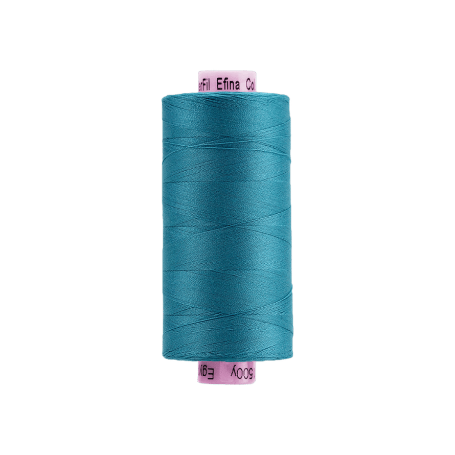 Threads - Egyptian Cotton - Efina 60Wt - EF08 - Turquoise (1500yd) - 150m/164yd