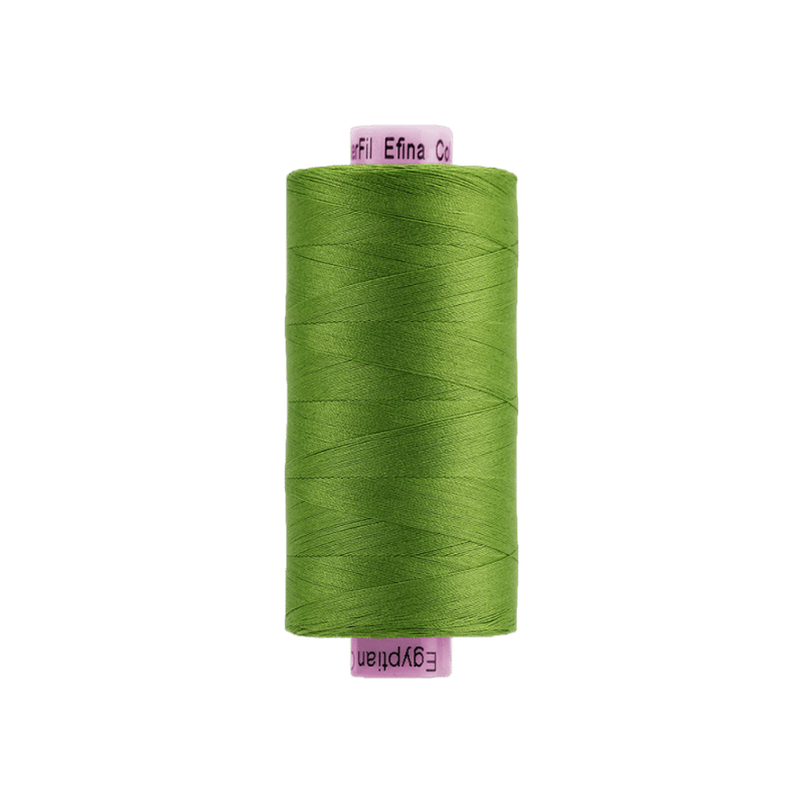 Threads - Egyptian Cotton - Efina 60Wt - EF13 - Electric Lime (1500yd) - 150m/164yd