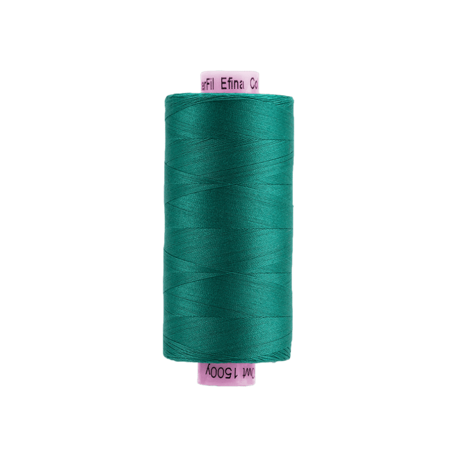 Threads - Egyptian Cotton - Efina 60Wt - EF18 - Lagoon (1500yd) - 150m/164yd
