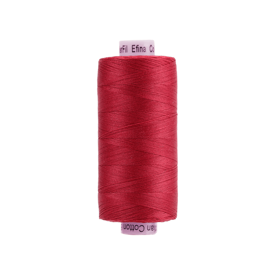 Threads - Egyptian Cotton - Efina 60Wt - EF21 - Rhubarb (1500yd) - 150m/164yd