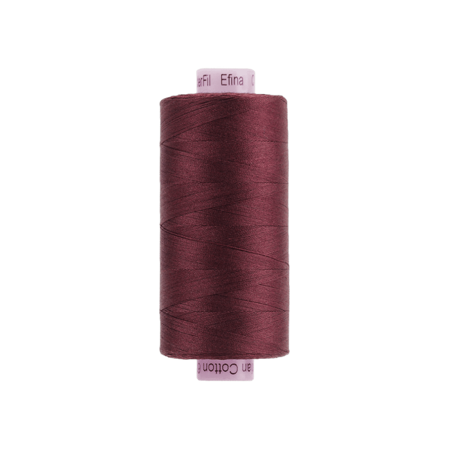 Threads - Egyptian Cotton - Efina 60Wt - EF26 - Black Cherry (1500yd) - 150m/164yd
