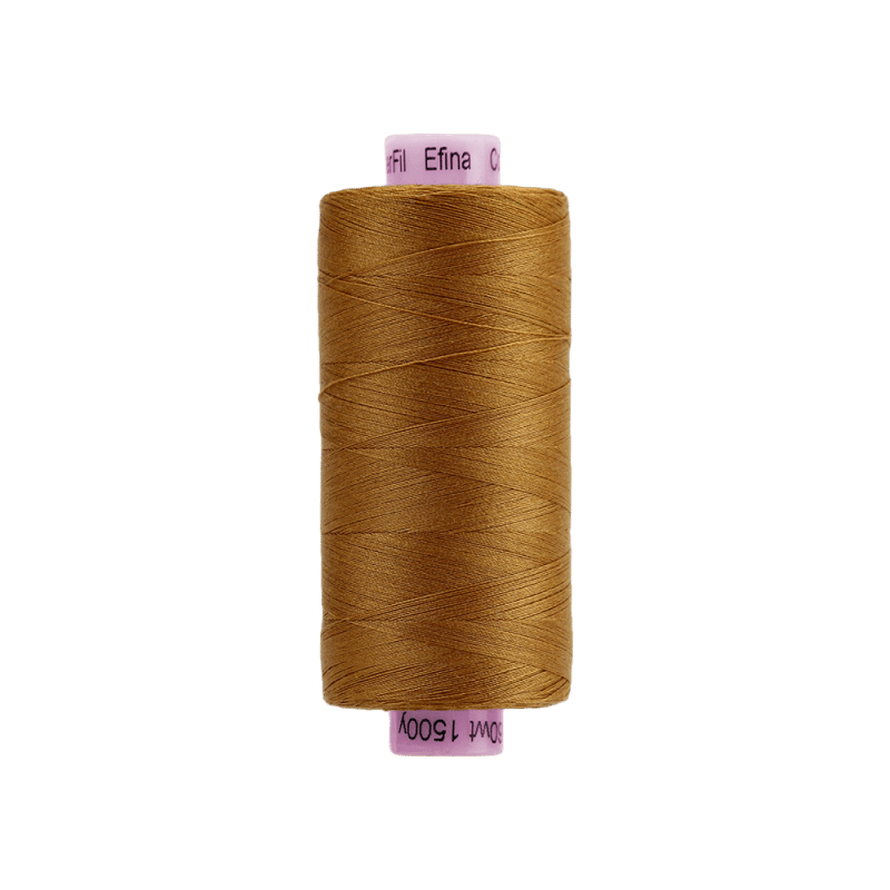 Threads - Egyptian Cotton - Efina 60Wt - EF35 - Old Gold (1500yd) - 150m/164yd