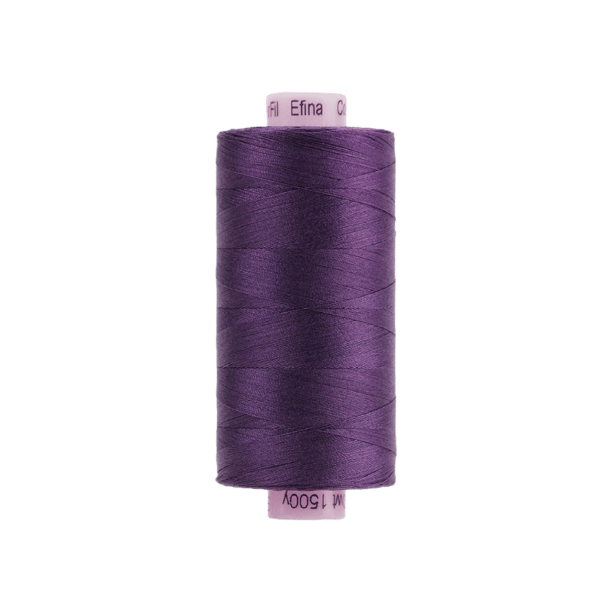 Threads - Egyptian Cotton - Efina 60Wt - EF39 - Eggplant (1500yd) - 150m/164yd