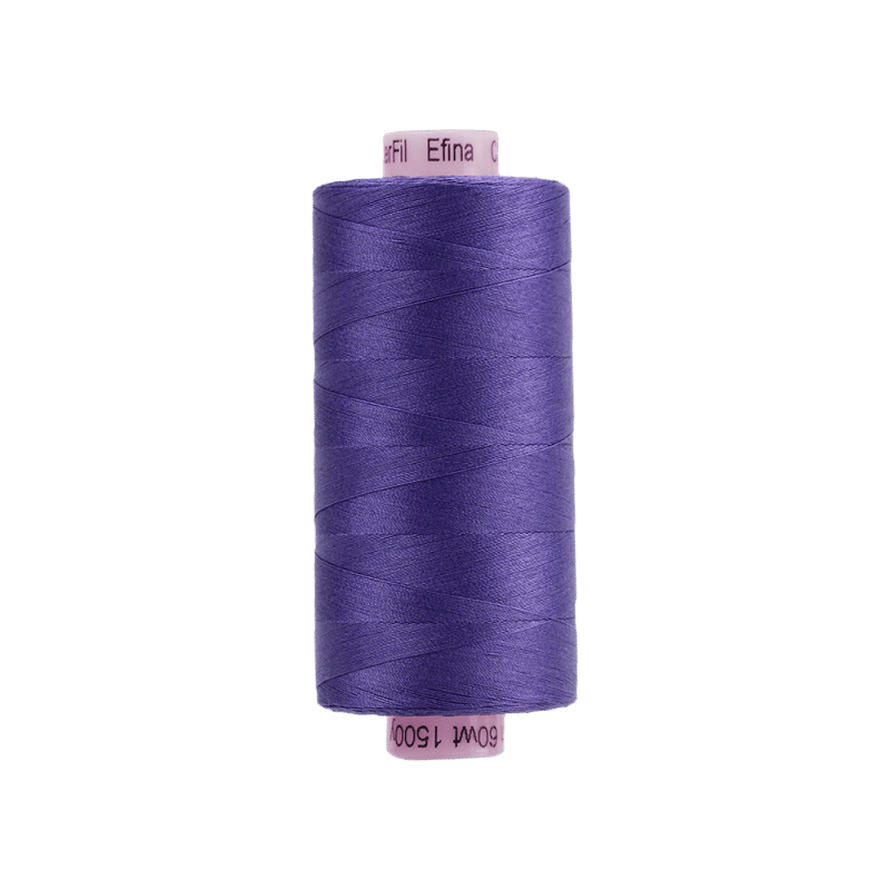 Threads - Egyptian Cotton - Efina 60Wt - EF40 - Blue Iris (1500yd) - 150m/164yd