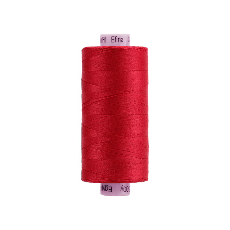 Threads - Egyptian Cotton - Efina 60Wt - EF41 - Flame (1500yd) - 150m/164yd