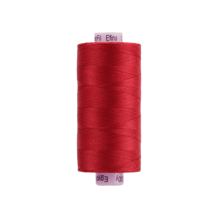 Threads - Egyptian Cotton - Efina 60Wt - EF42 - Holly Berry (1500yd) - 150m/164yd