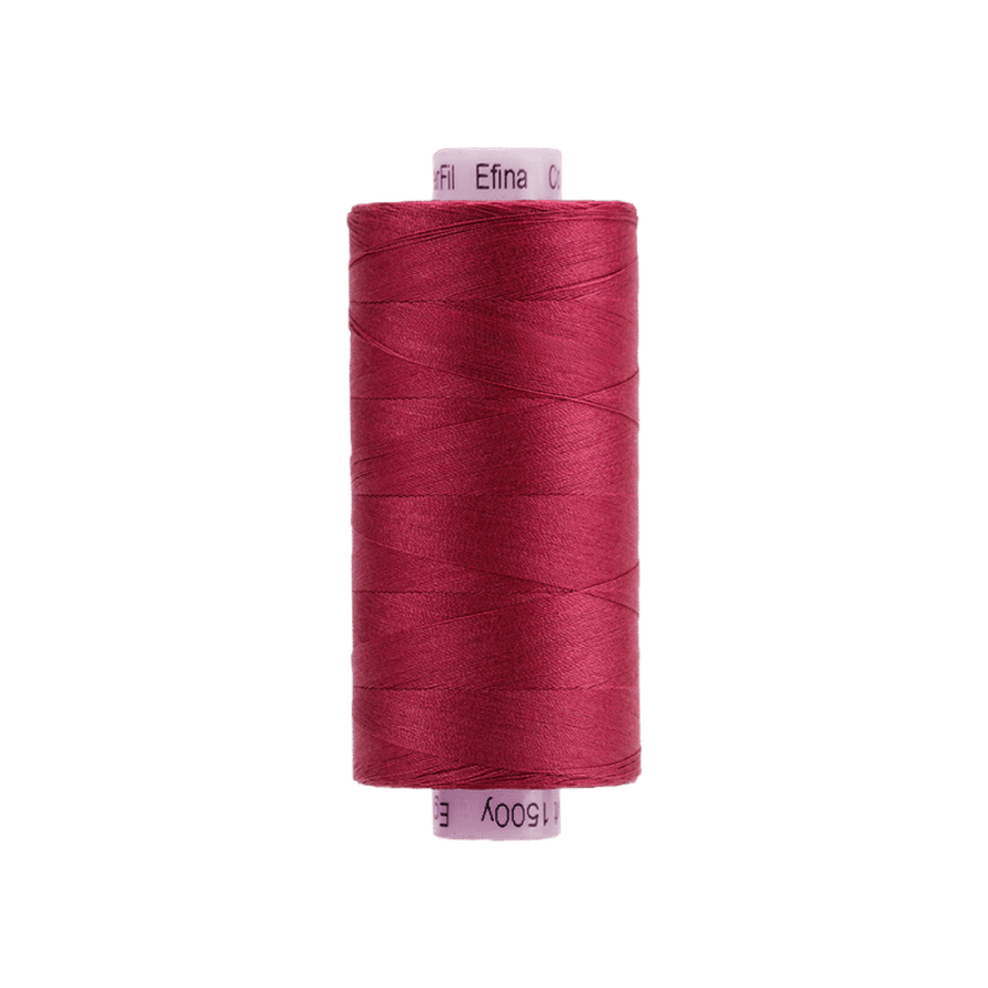 Threads - Egyptian Cotton - Efina 60Wt - EF43 - Dark Cerise (1500yd) - 150m/164yd