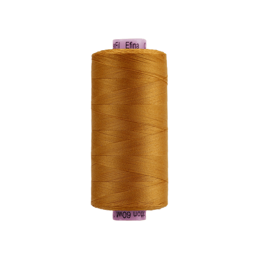 Threads - Egyptian Cotton - Efina 60Wt - EF46 - Mango (1500yd) - 150m/164yd
