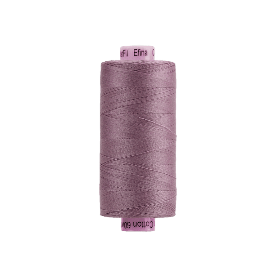 Threads - Egyptian Cotton - Efina 60Wt - EF70 - Winter Grape (1500yd) - 150m/164yd