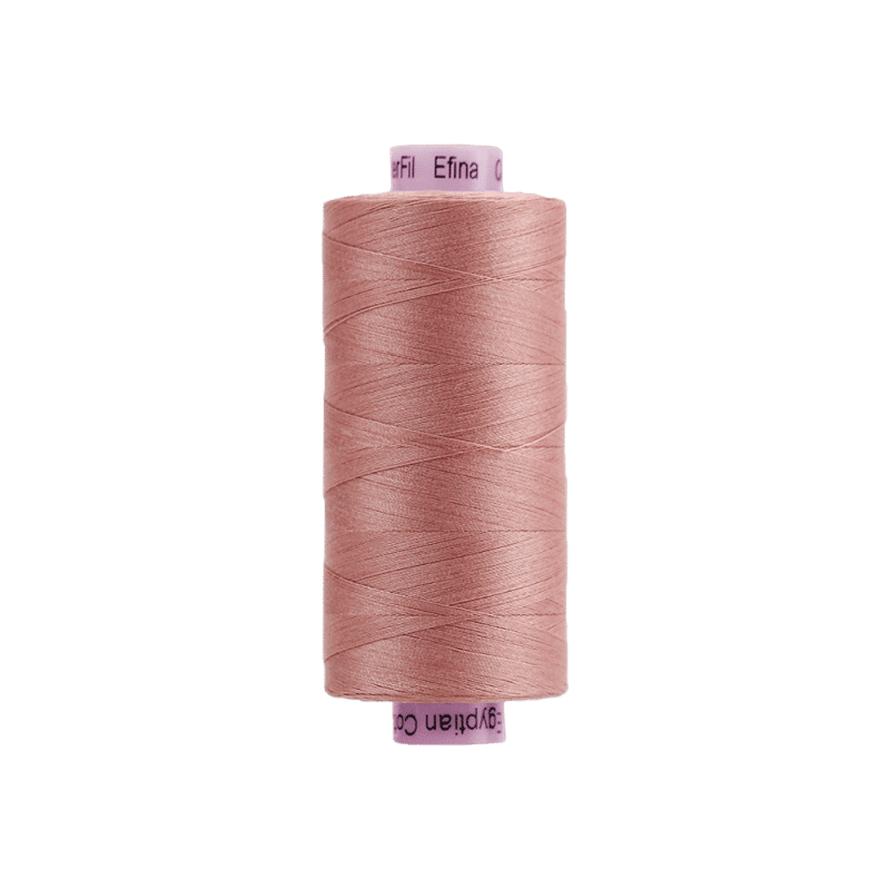 Threads - Egyptian Cotton - Efina 60Wt - EF81 - Toasted Pink (1500yd) - 150m/164yd