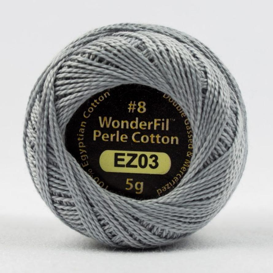 Threads - Egyptian Cotton - Eleganza 8Wt - EL5G3 - Silverware - 38.4m/42yd