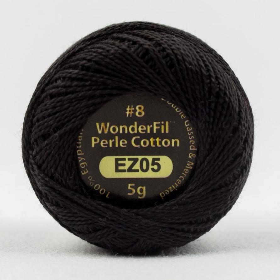 Threads - Egyptian Cotton - Eleganza 8Wt - EL5G5 - Licorice - 38.4m/42yd