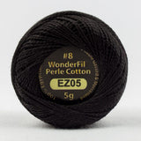 Threads - Egyptian Cotton - Eleganza 8Wt - EL5G5 - Licorice - 38.4m/42yd