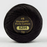 Threads - Egyptian Cotton - Eleganza 8Wt - EL5G5 - Licorice - 38.4m/42yd