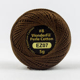 Threads - Egyptian Cotton - Eleganza 8Wt - EL5G7 - Rich Soil - 38.4m/42yd