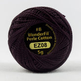 Threads - Egyptian Cotton - Eleganza 8Wt - EL5G8 - Black Lotus - 38.4m/42yd